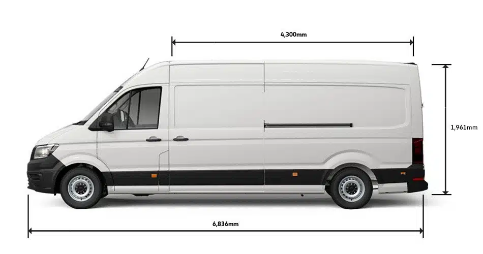 Volkswagen Crafter LWB moving van